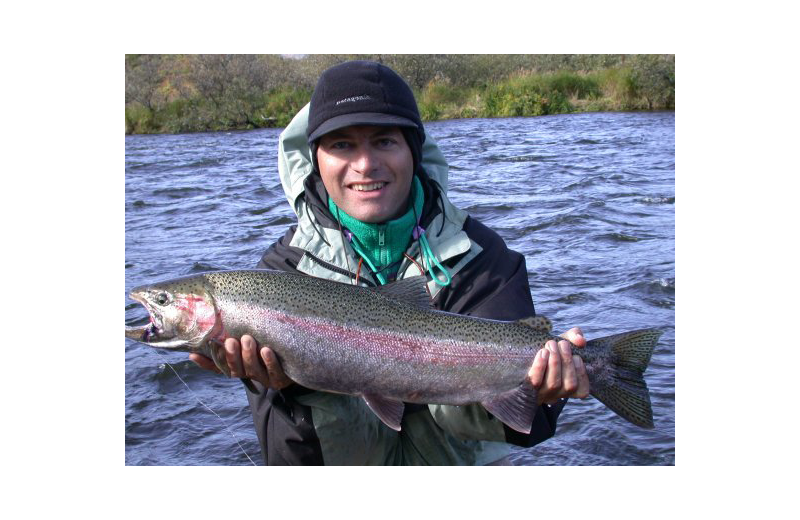 Fishing at Naknek River Camp.