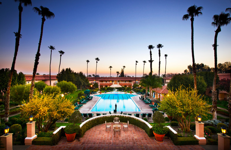 Outdoor pool at Harris Ranch Inn and Restaurant.
