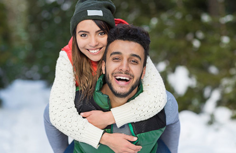 Couple at Elmhirst's Resort.