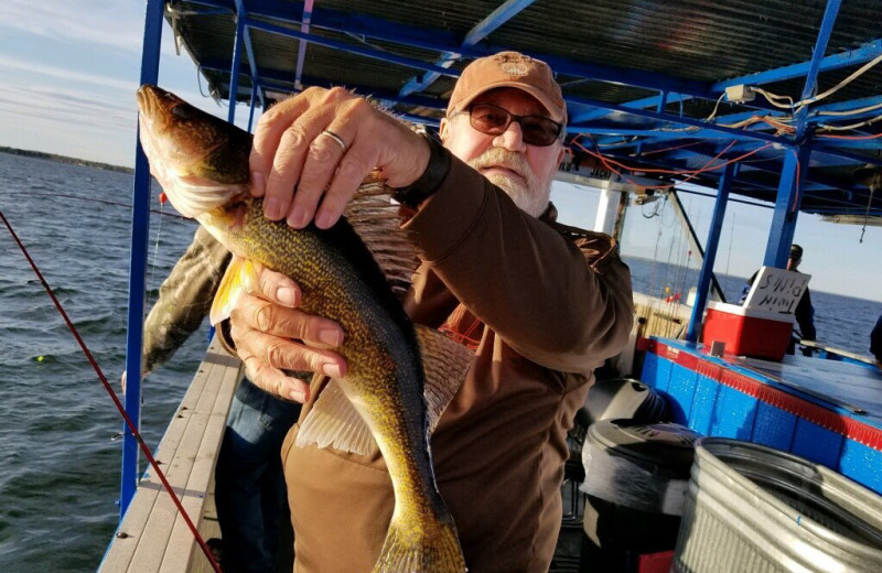 Fishing at Twin Pines Resort.