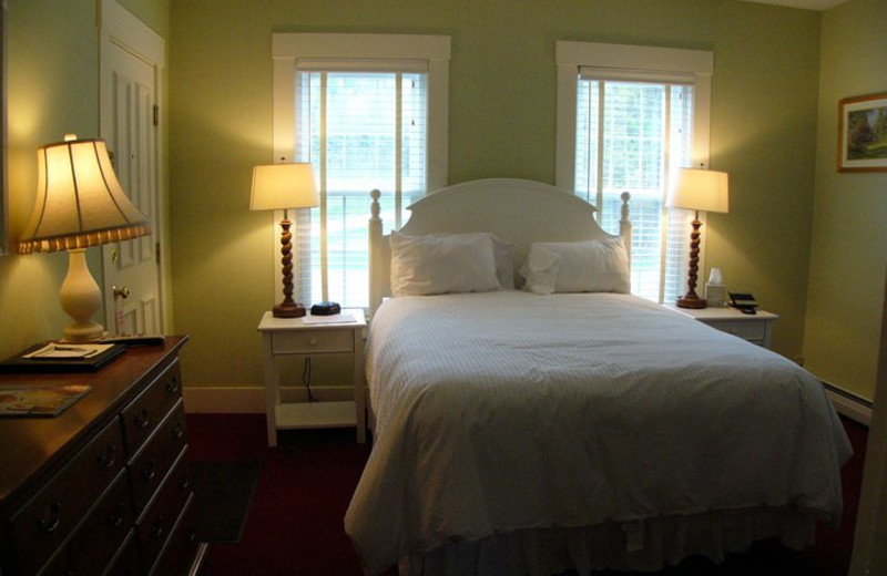 Guest room at Three Stallion Inn.