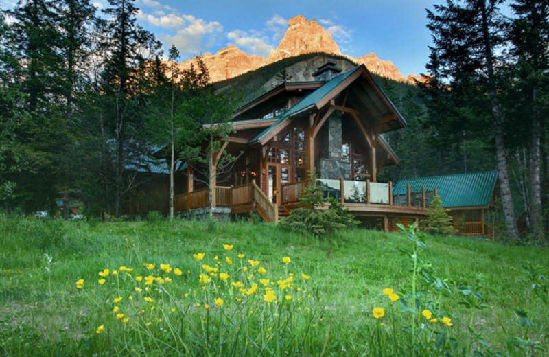 Exterior view of Cathedral Mountain Lodge & Chalets.