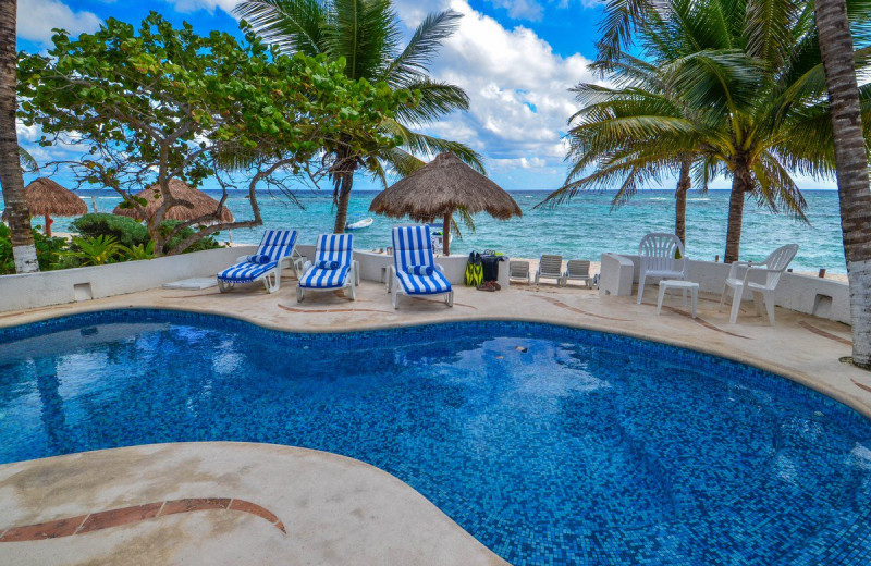 Outdoor pool at Casa Salvaje.