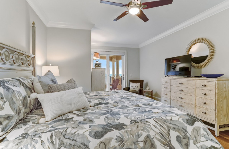 Rental bedroom at Amelia Rentals and Management Services.