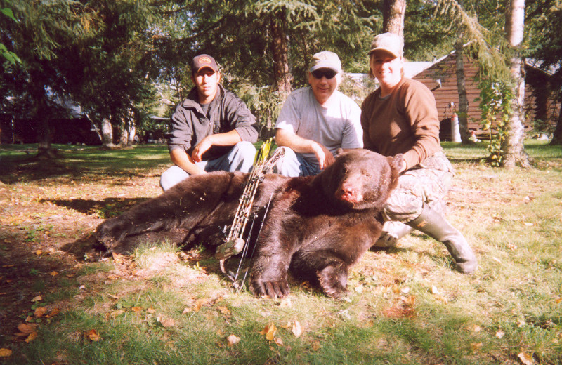 Bear hunting at Sandy Beach Lodge.