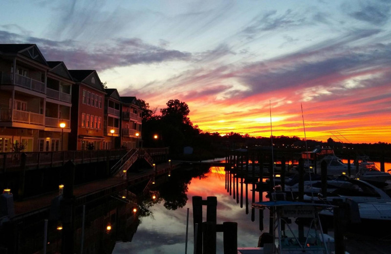 Sunset at Smithfield Station.