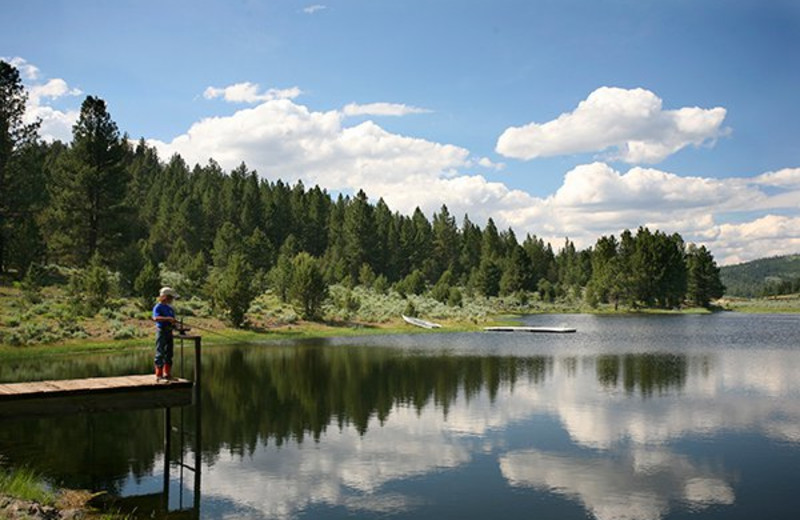 Fishing at Aspen Ridge Resort.