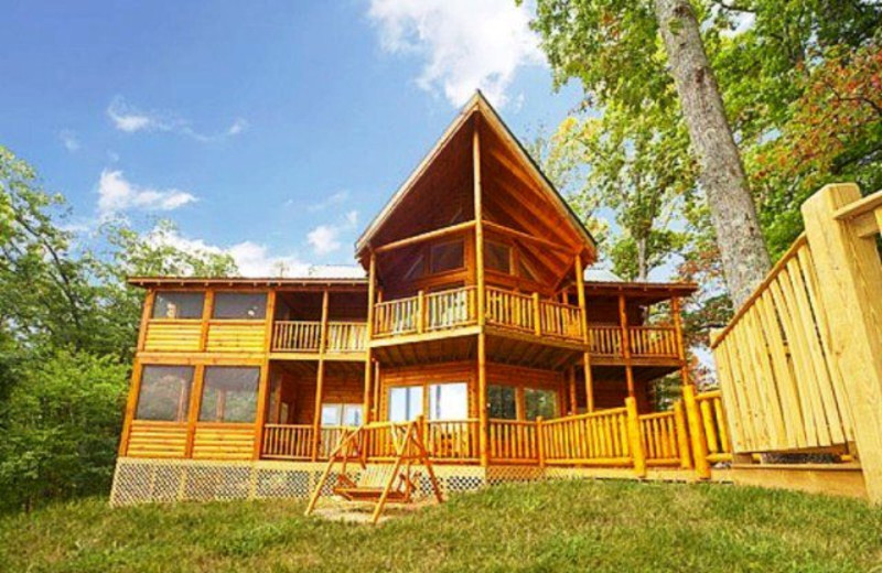 Cabin view at Alpine Mountain Chalets.