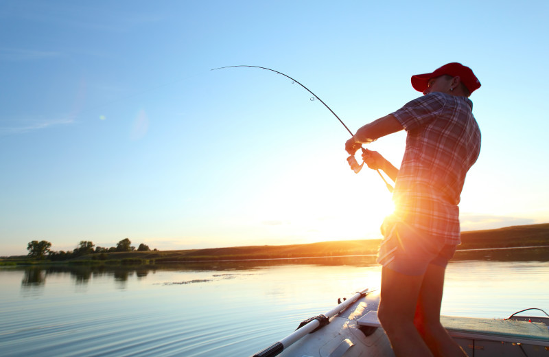 Fishing at Smoke Tree Ranch.