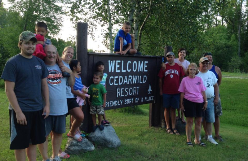 Welcome to Cedarwild Resort.