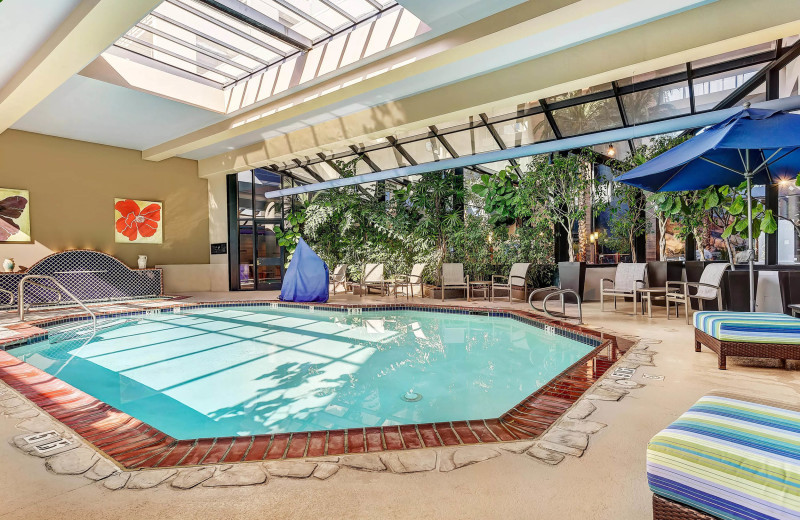 Indoor pool at Crowne Plaza - Foster City Hotel.