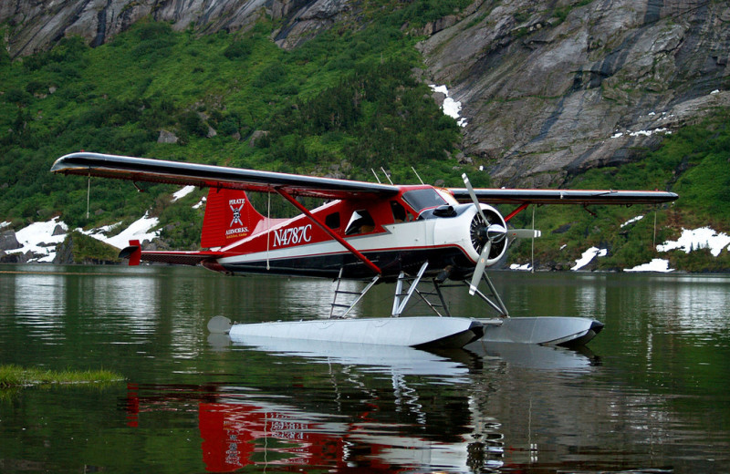 Boat plane at Yes Bay Lodge.