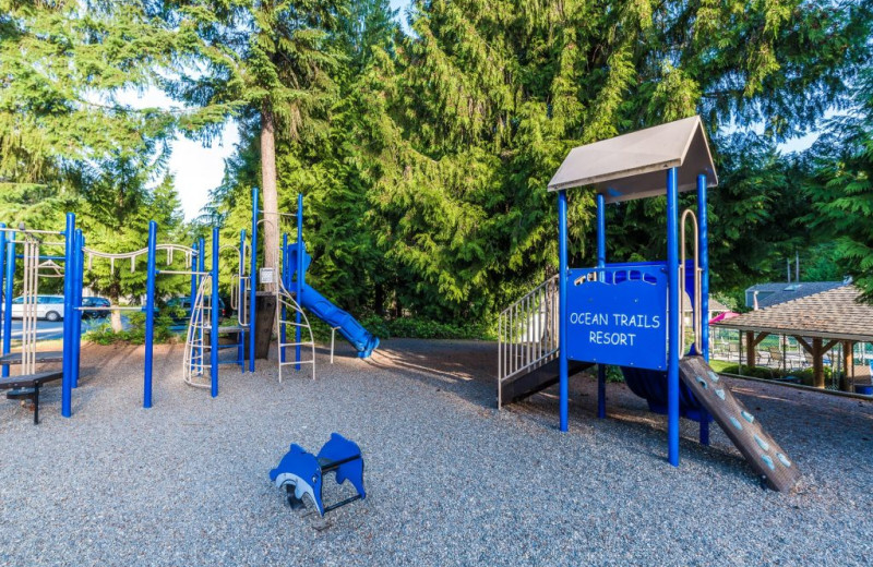 Kids playground at Ocean Trails Resort.