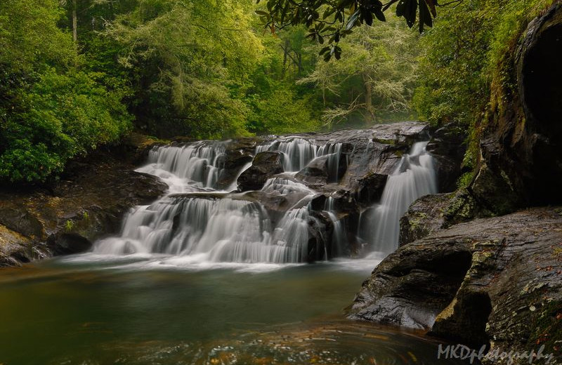 Waterfall near Forrest Hills Resort.