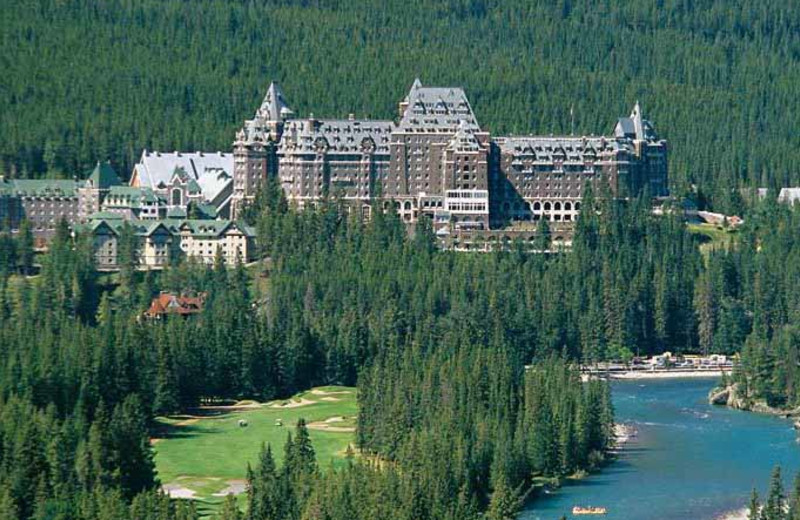 Exterior view of The Fairmont Banff Springs.