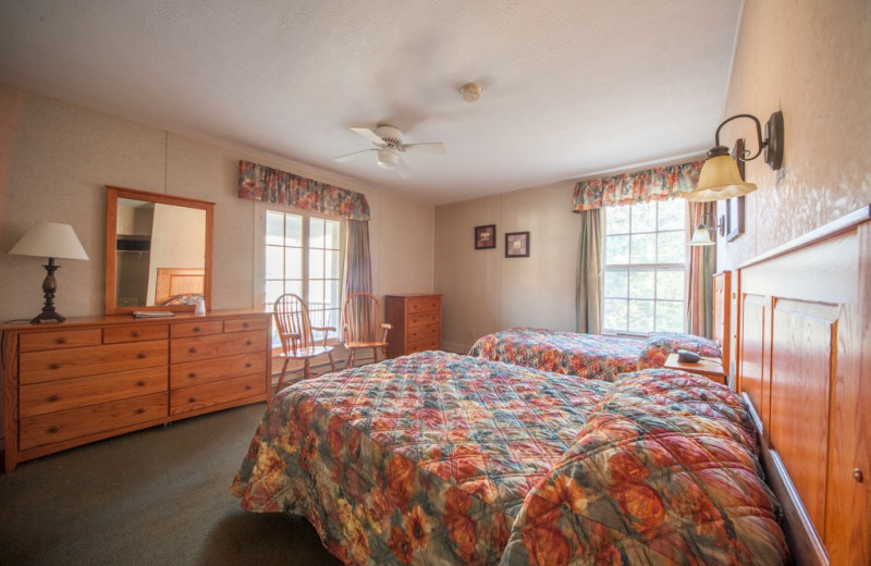 Guest room at Capon Springs & Farms.