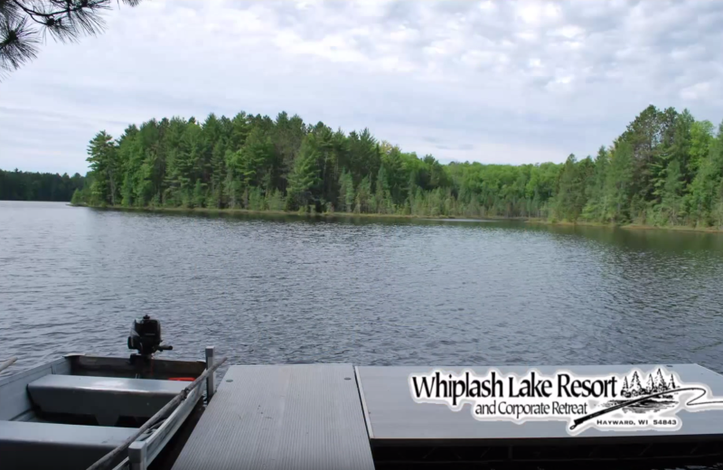 Lake view at Whiplash Lake Resort.