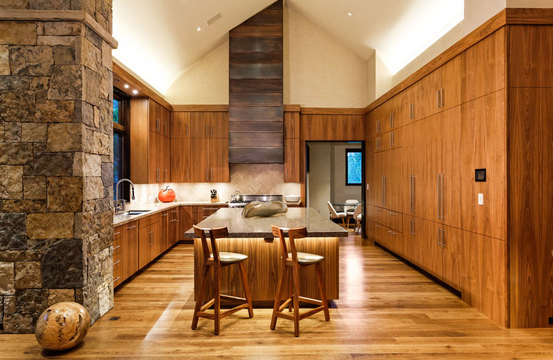 Rental kitchen at Aspen Luxury Vacation Rentals.