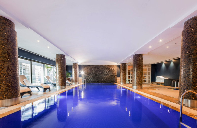 Indoor pool at Amora Hotel Jamison Sydney.