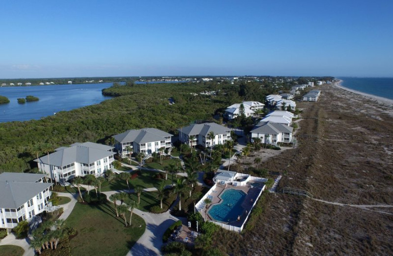 Aerial view of Palm Island Resort.