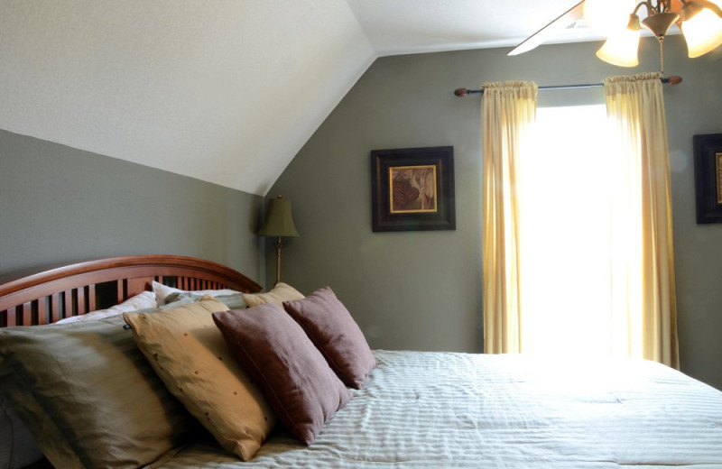 Rental bedroom at Vacation Home in Branson.