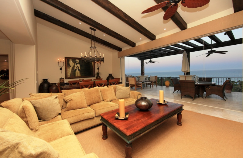 Rental living room at Luxury Villa Collections.