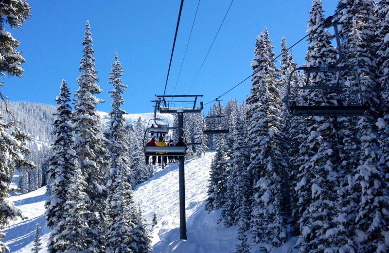 Ski lift at Lumiere Telluride.