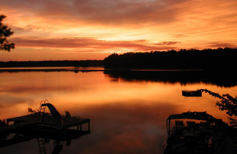 The lake at Northland Lodge.