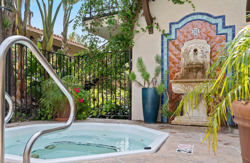 Hot tub at Inn By The Harbor.