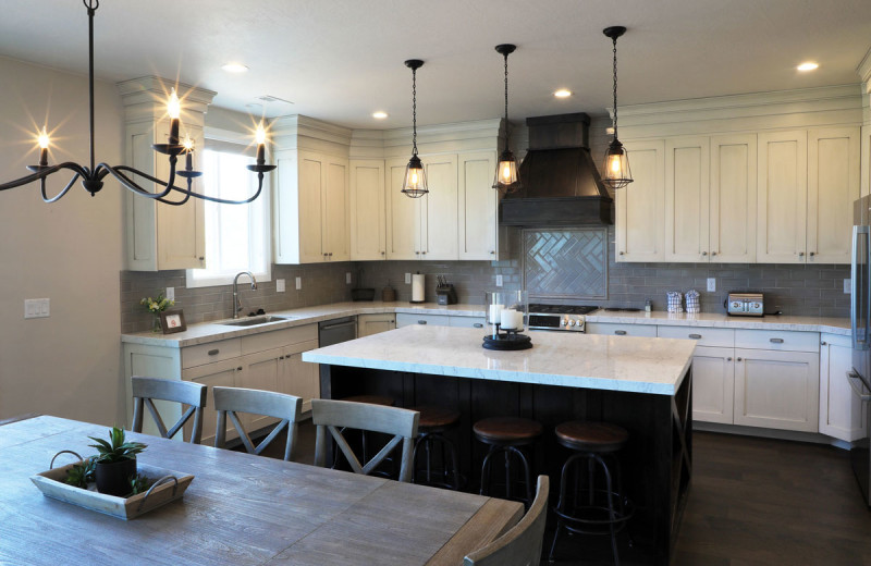 Rental kitchen at Zion Ponderosa Ranch Resort.