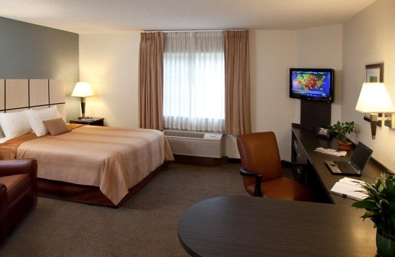 Guest room at Candlewood Suites DETROIT-TROY.
