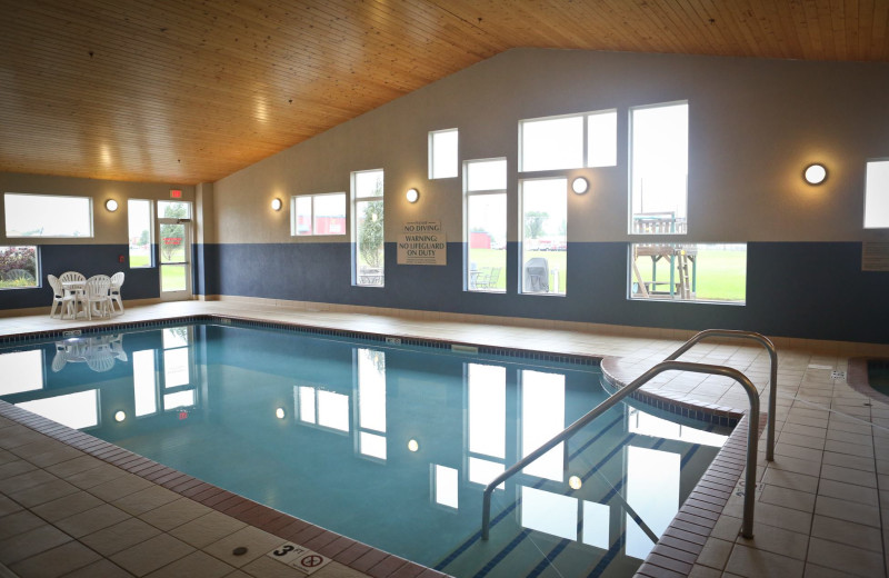 Indoor pool at GrandStay Perham.