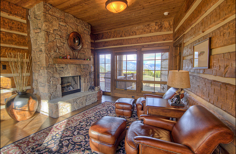 Rental living room at Big Sky Luxury Rentals.