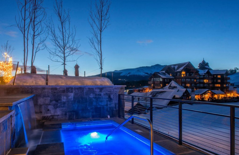 Outdoor pool at Grand Colorado on Peak 8.