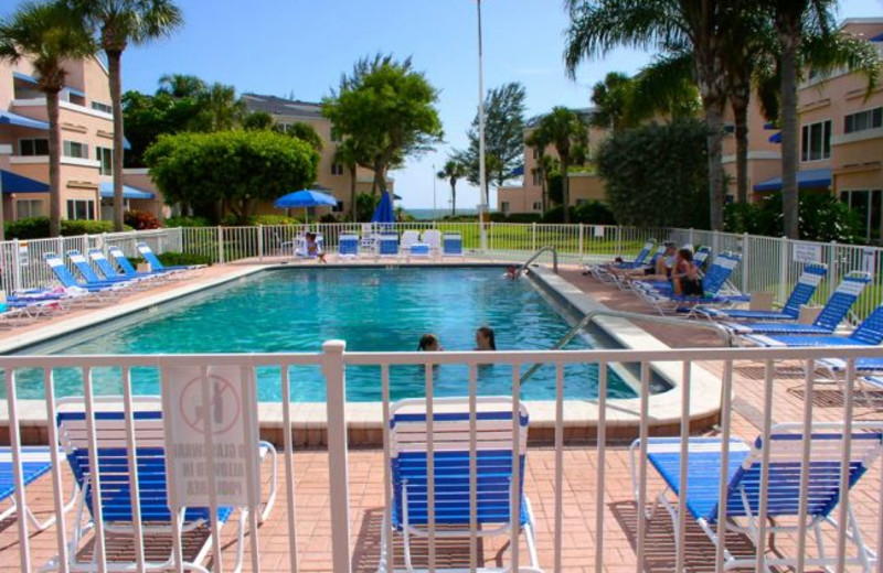 Outdoor pool at Sand Cay Beach Resort.