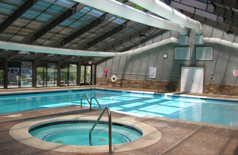 Indoor pool at Foscoe Rentals.