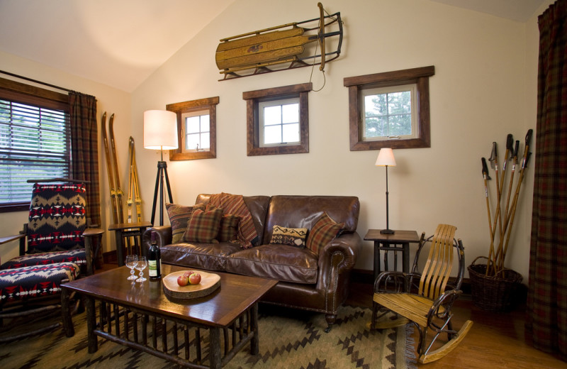 Rental living room at Owaissa Club Vacation Rentals.