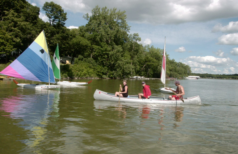 Water activities at Woodlawn Resort.