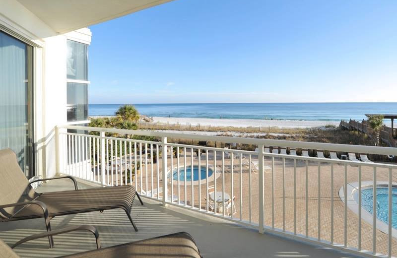Balcony view at Palacio Perdido Key.