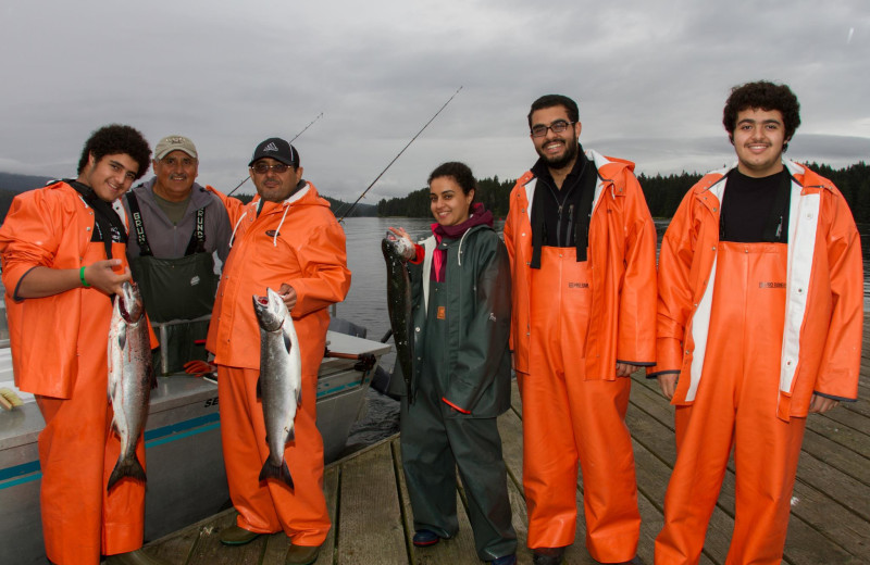 Fishing at Favorite Bay Lodge.