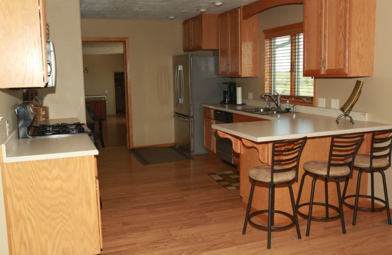 Guest kitchen at Granite Springs Lodge.