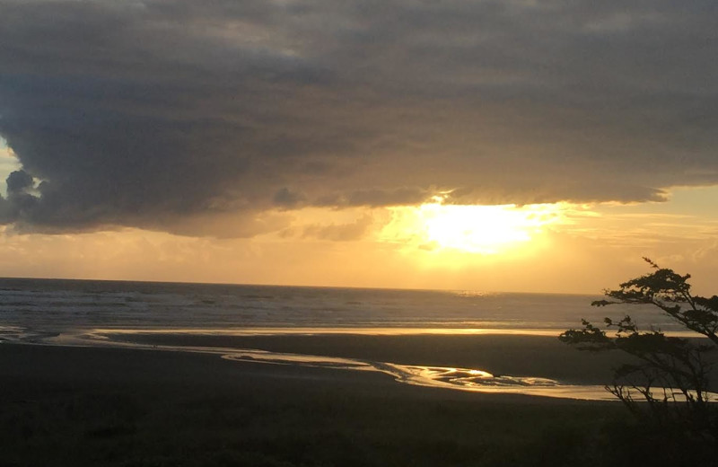 Sunset at Sandpiper Beach Resort.