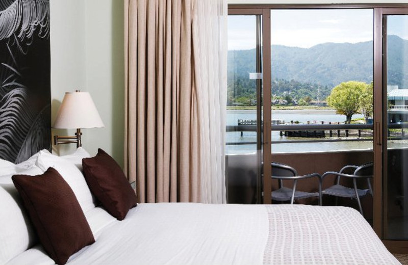 Guest room at Acqua Hotel.