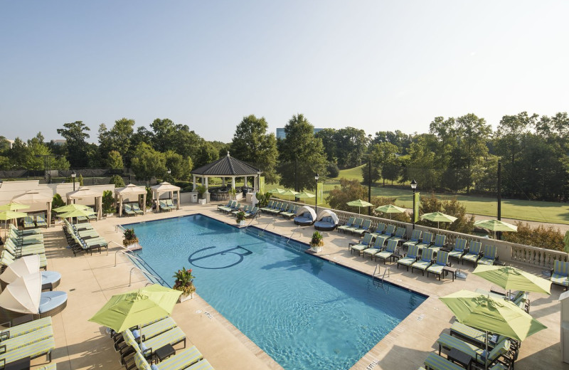 Outdoor pool at The Ballantyne Hotel 