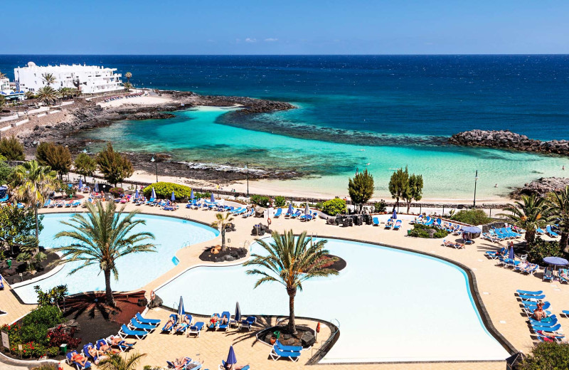 Beach view at Hotel Occidental Teguise Playa.