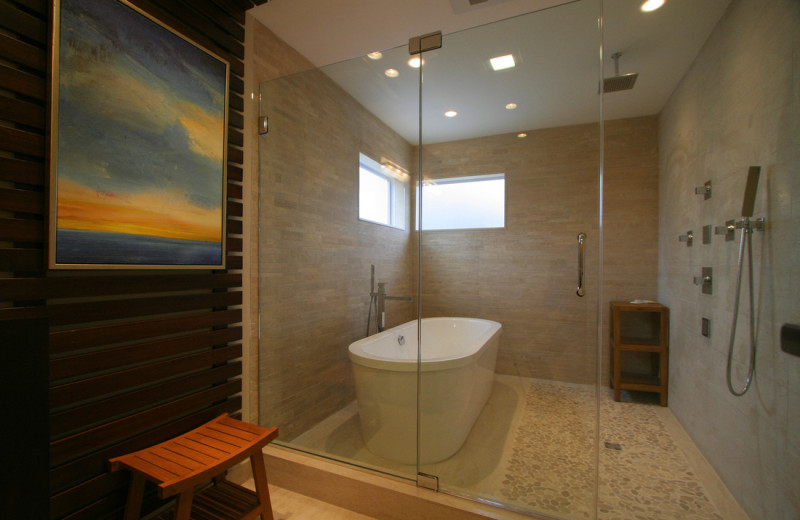 Suite bathroom at Interlaken Resort & Conference Center.