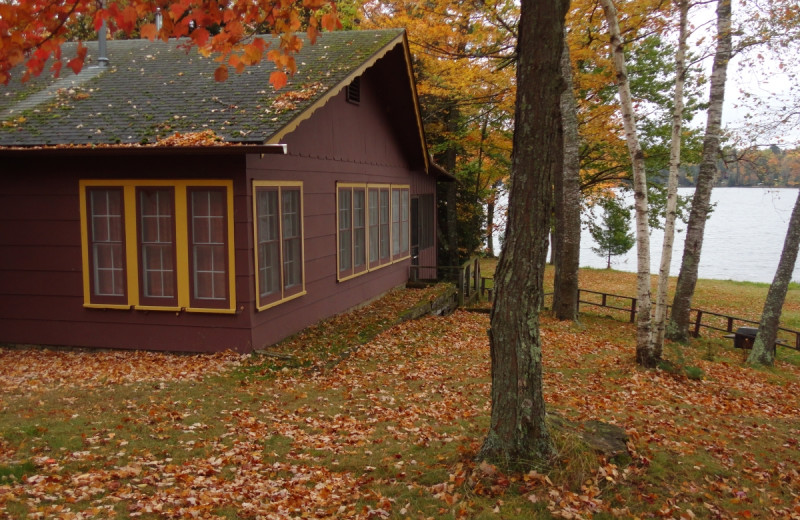 Cabin exterior at Gypsy Villa Resort.