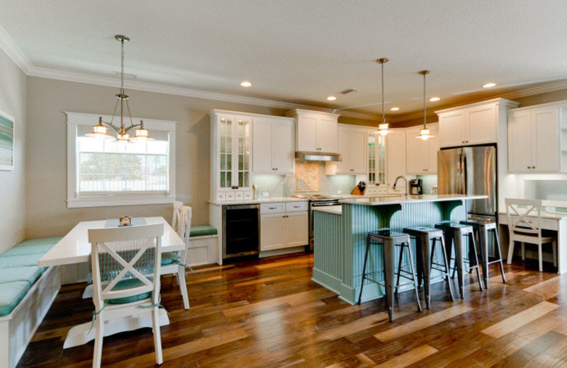 Rental kitchen at Island Real Estate.