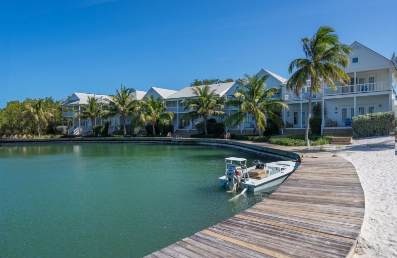 Fishing at Tranquility Bay Beach House Resort.