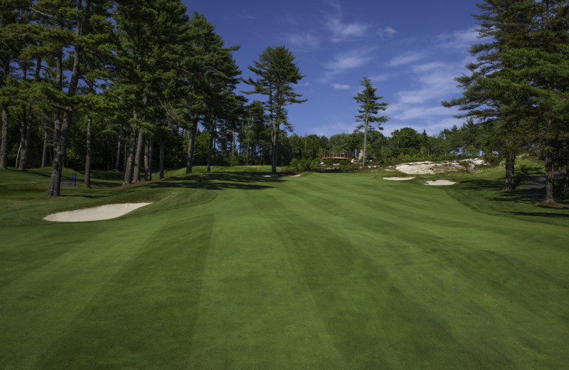 Golf course at Boothbay Harbor Oceanside Golf Resort.